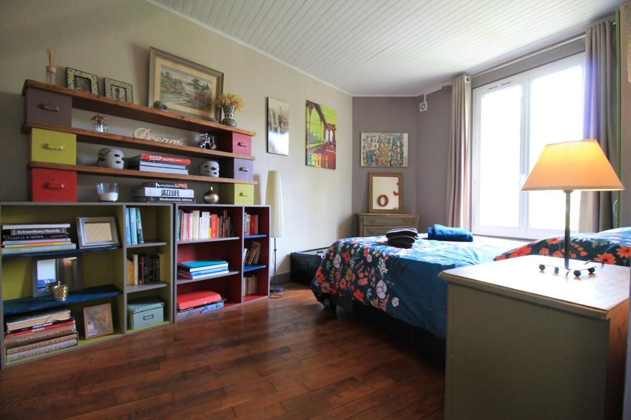 Disponible - Appartement Entier - Ligne H 15Mn Paris-Gare Du Nord, Parking Rue Gratuit, 4 Pers, Station De Train En Face Toutes Les 15Mn, Hippodrome, Cdfas, Universite, Borne Electrique, 1Er Etage อูเบินน์ ภายนอก รูปภาพ