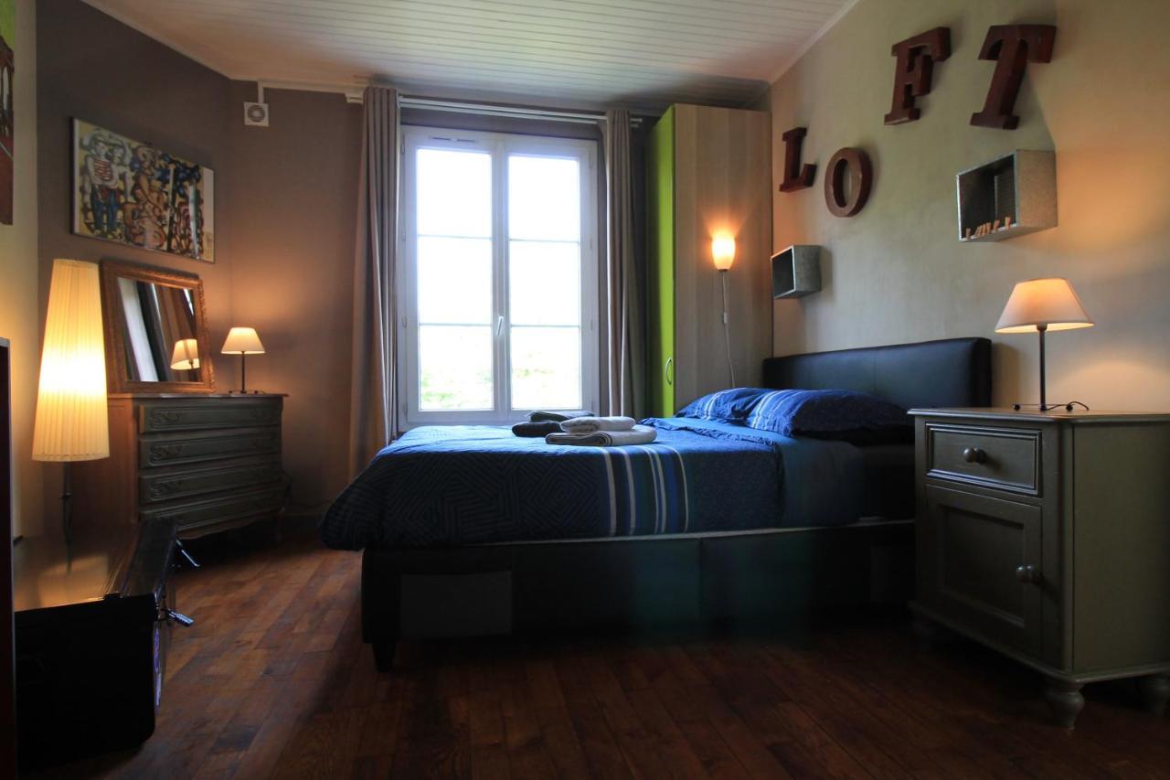 Disponible - Appartement Entier - Ligne H 15Mn Paris-Gare Du Nord, Parking Rue Gratuit, 4 Pers, Station De Train En Face Toutes Les 15Mn, Hippodrome, Cdfas, Universite, Borne Electrique, 1Er Etage อูเบินน์ ภายนอก รูปภาพ